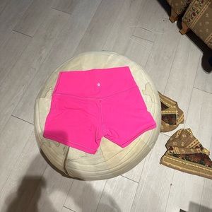 Lululemon align high rise biker shorts 4” inseam, size 10, sonic pink